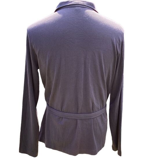 Lands End navy cardigan. 0512 - Picture 3 of 7